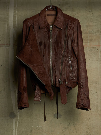 MiharaYasuhiro AW03 Distressed Sheepskin Leather Jacket