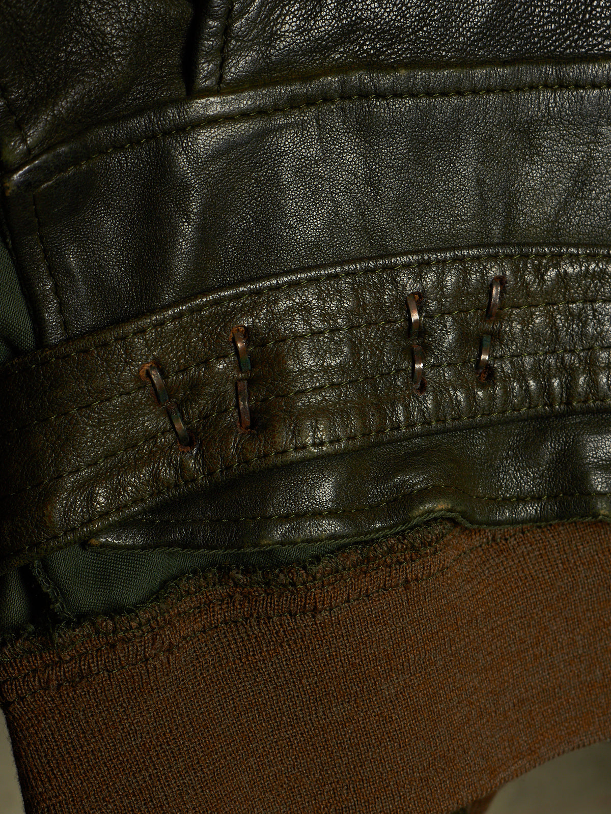 MiharaYasuhiro AW05 Reconstructed Multi-zip Sheepskin Leather Jacket