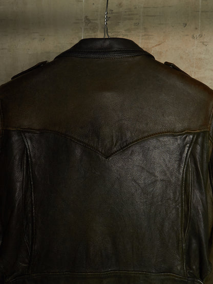 MiharaYasuhiro AW05 Reconstructed Multi-zip Sheepskin Leather Jacket