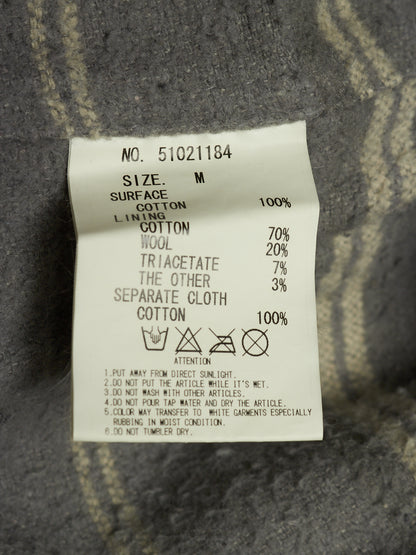 MiharaYasuhiro AW06 Distressed ‘Mummy’ Wool Lined Denim Trucker Jacket