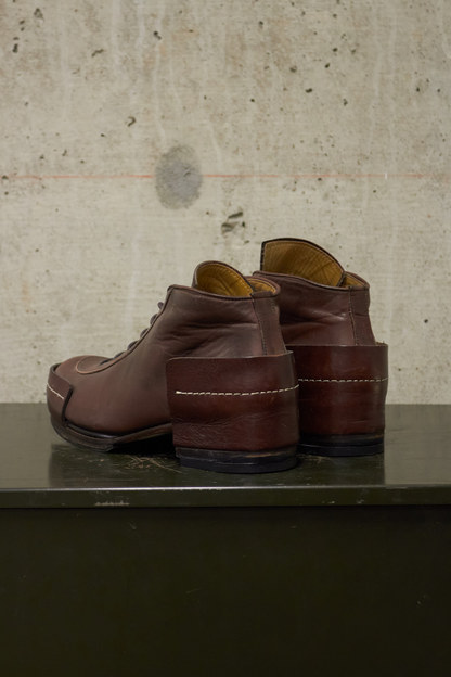 MiharaYasuhiro Early 00s Lace-up Leather Ankle Boots