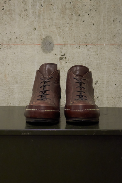 MiharaYasuhiro Early 00s Lace-up Leather Ankle Boots