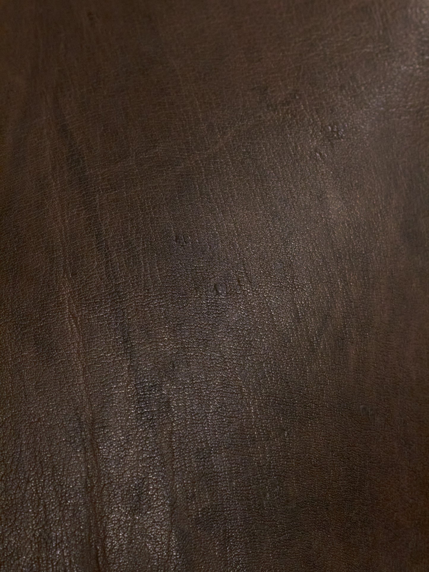 Close-up of brown leather texture