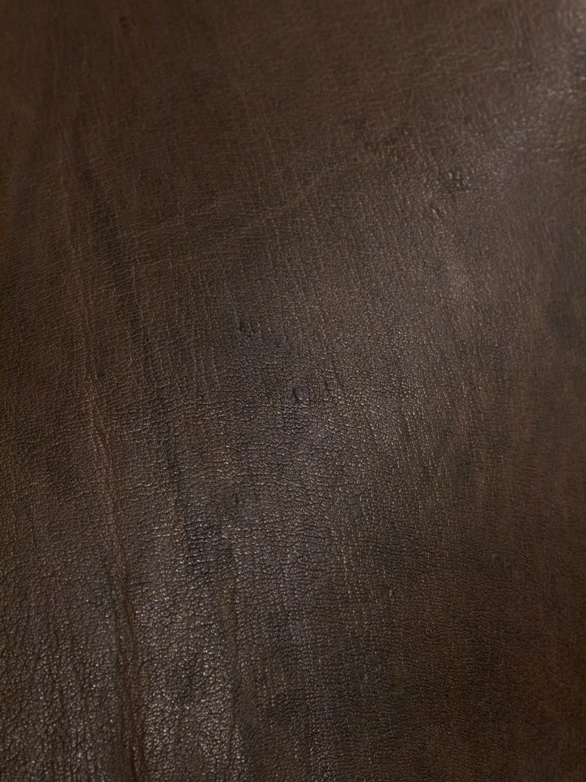Close-up of brown leather texture