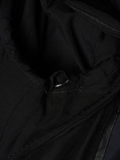 NICOLAS ANDREAS TARALIS SS13 Collarless Waxed Cotton Long Blazer Jacket