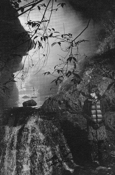 Number (N)ine poster scan — Japanese fashion brand showcasing punk design aesthetic