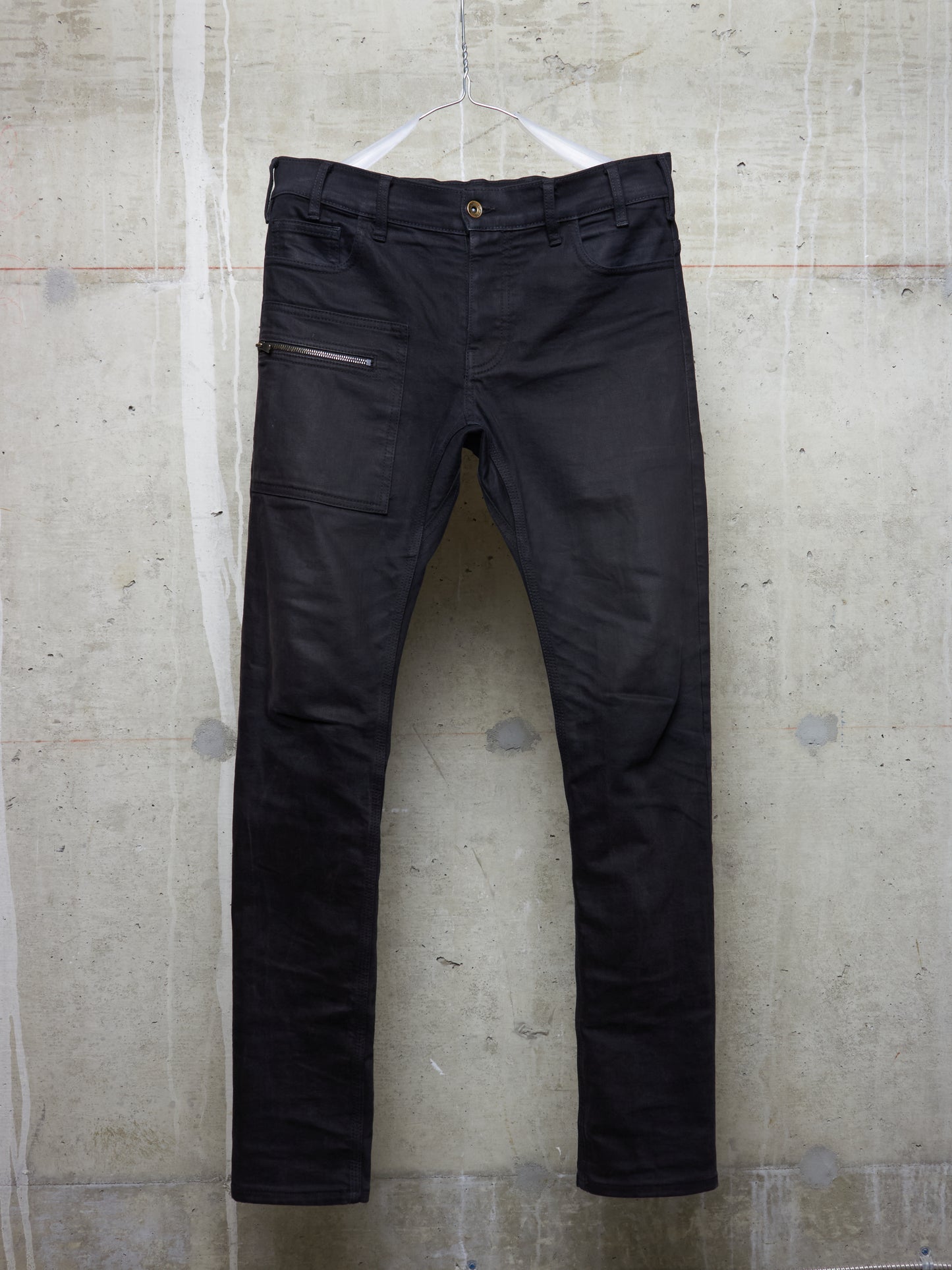 ODYN VOVK SS13 "The Silent Grey" Multi Belt Loop Zip Cargo Denim