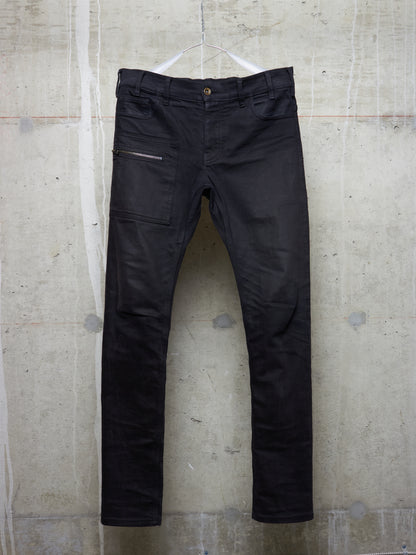 ODYN VOVK SS13 "The Silent Grey" Multi Belt Loop Zip Cargo Denim