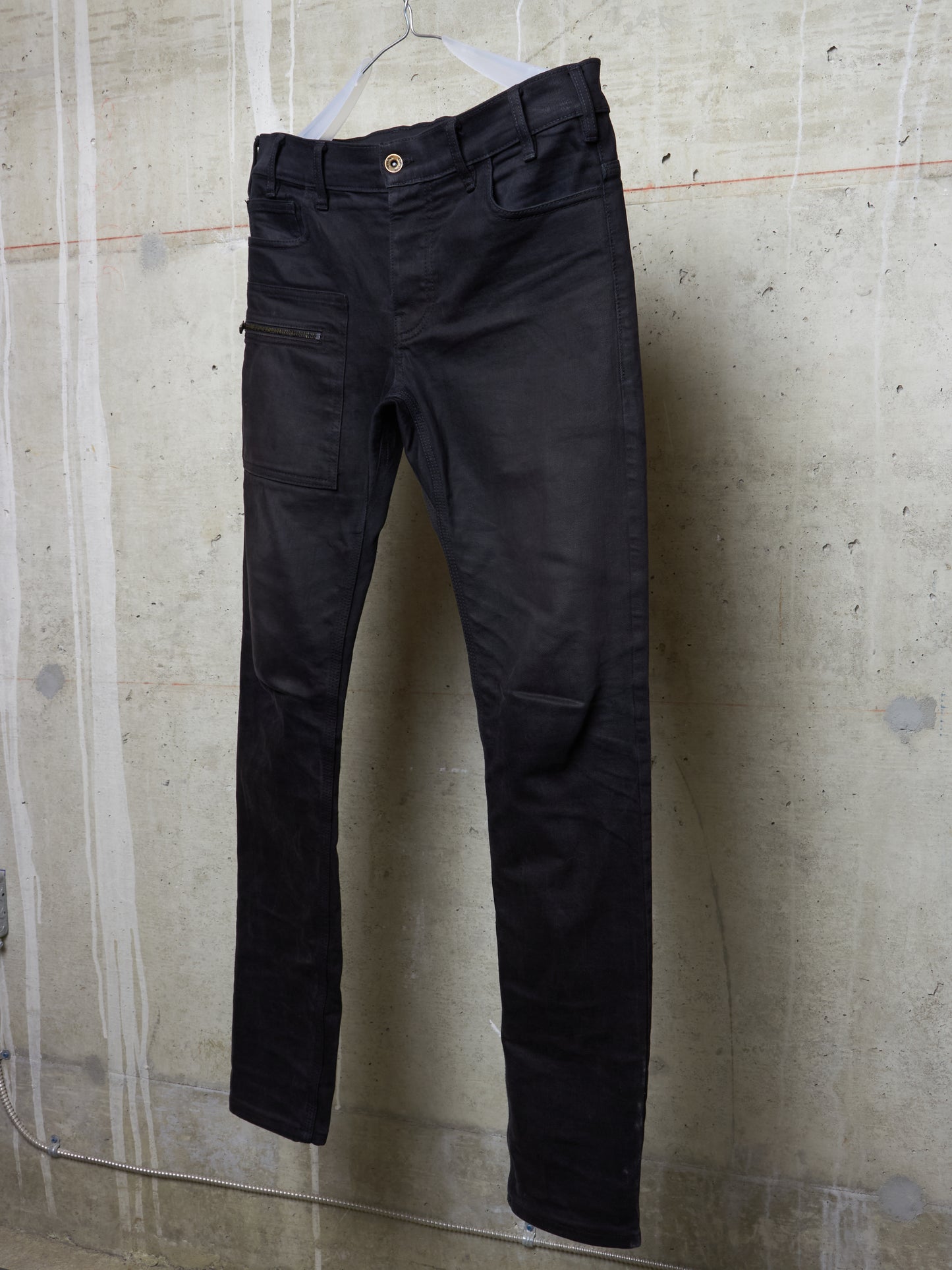 ODYN VOVK SS13 "The Silent Grey" Multi Belt Loop Zip Cargo Denim
