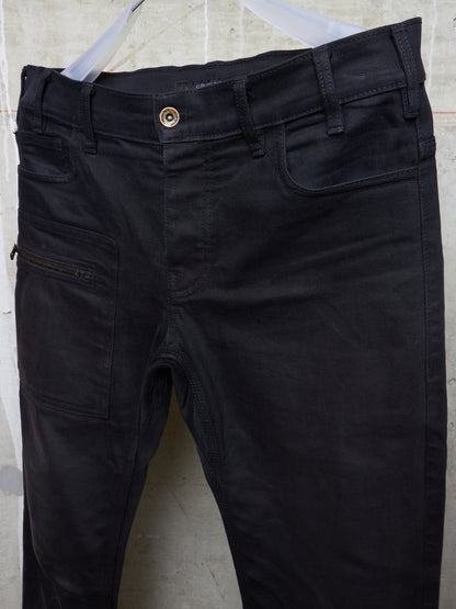 ODYN VOVK SS13 "The Silent Grey" Multi Belt Loop Zip Cargo Denim
