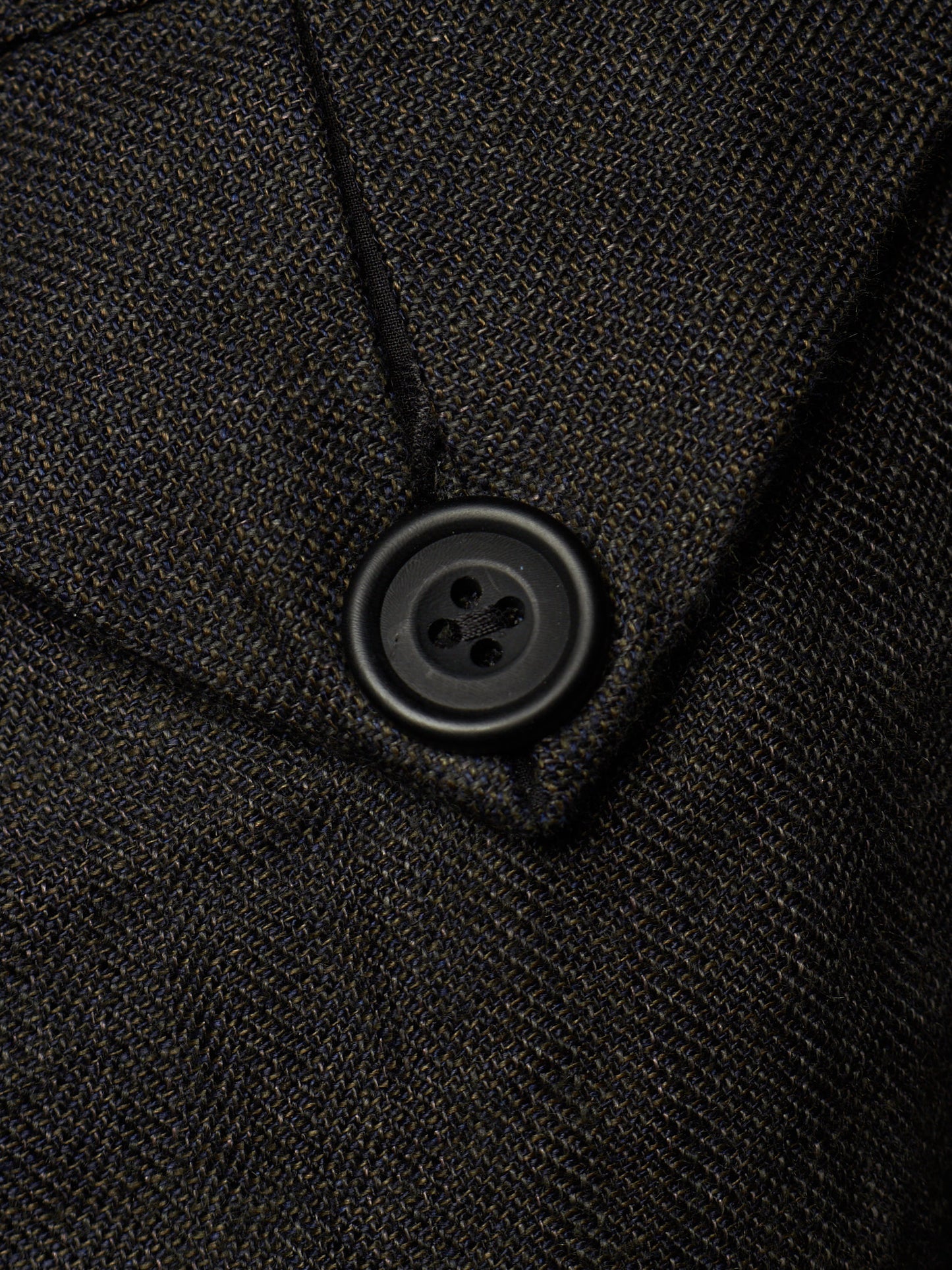 Paul Harnden Shoemakers Charcoal Grey ‘Lancashire’ Linen Belted Wide Leg Trousers