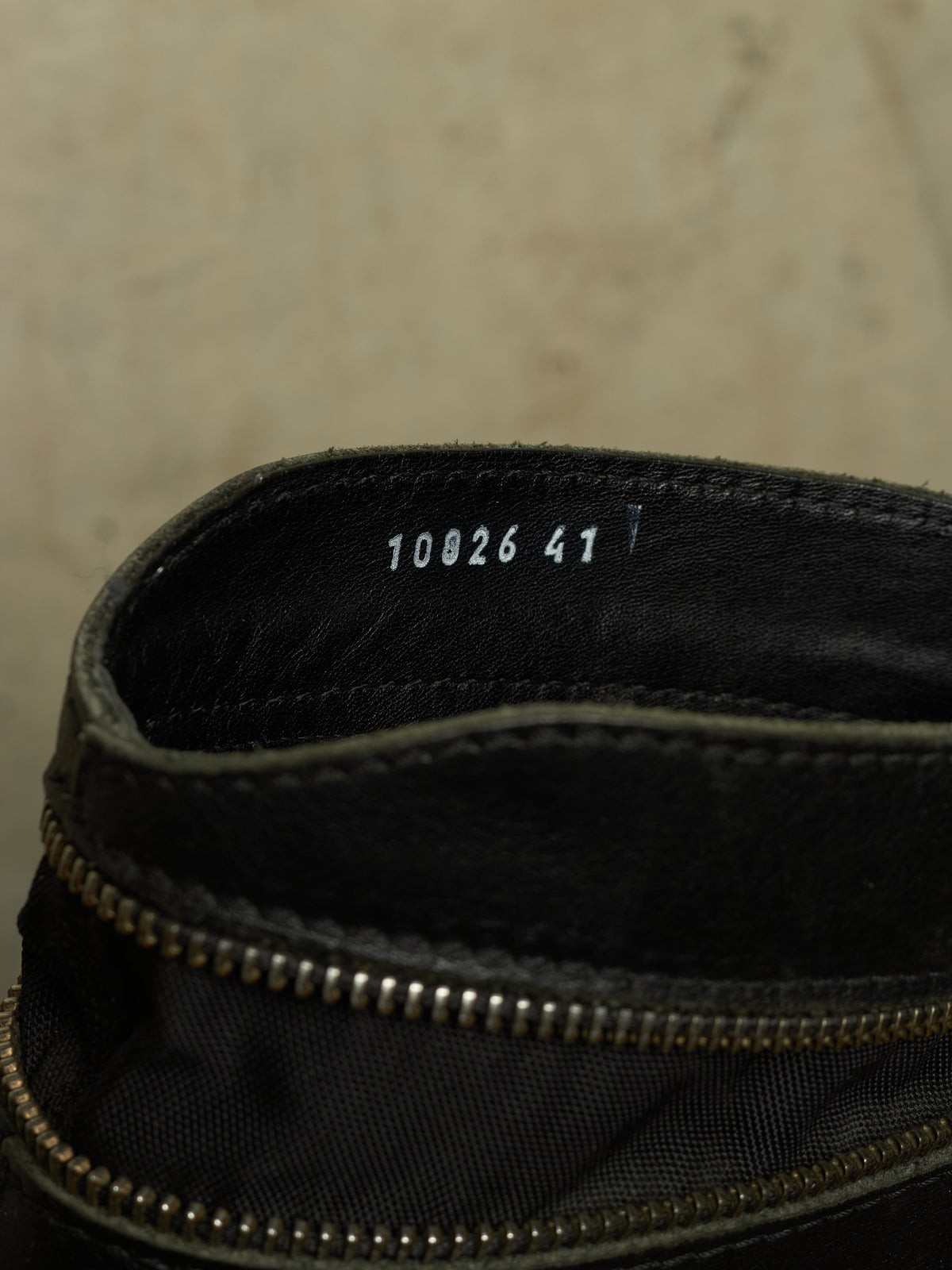 RAF SIMONS AW06-07 "Ashes & Heroes" Accordion Multi-Zip Leather Boots