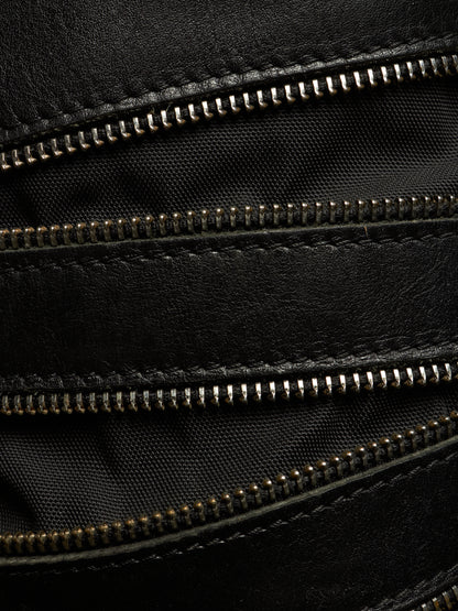 RAF SIMONS AW06-07 "Ashes & Heroes" Accordion Multi-Zip Leather Boots