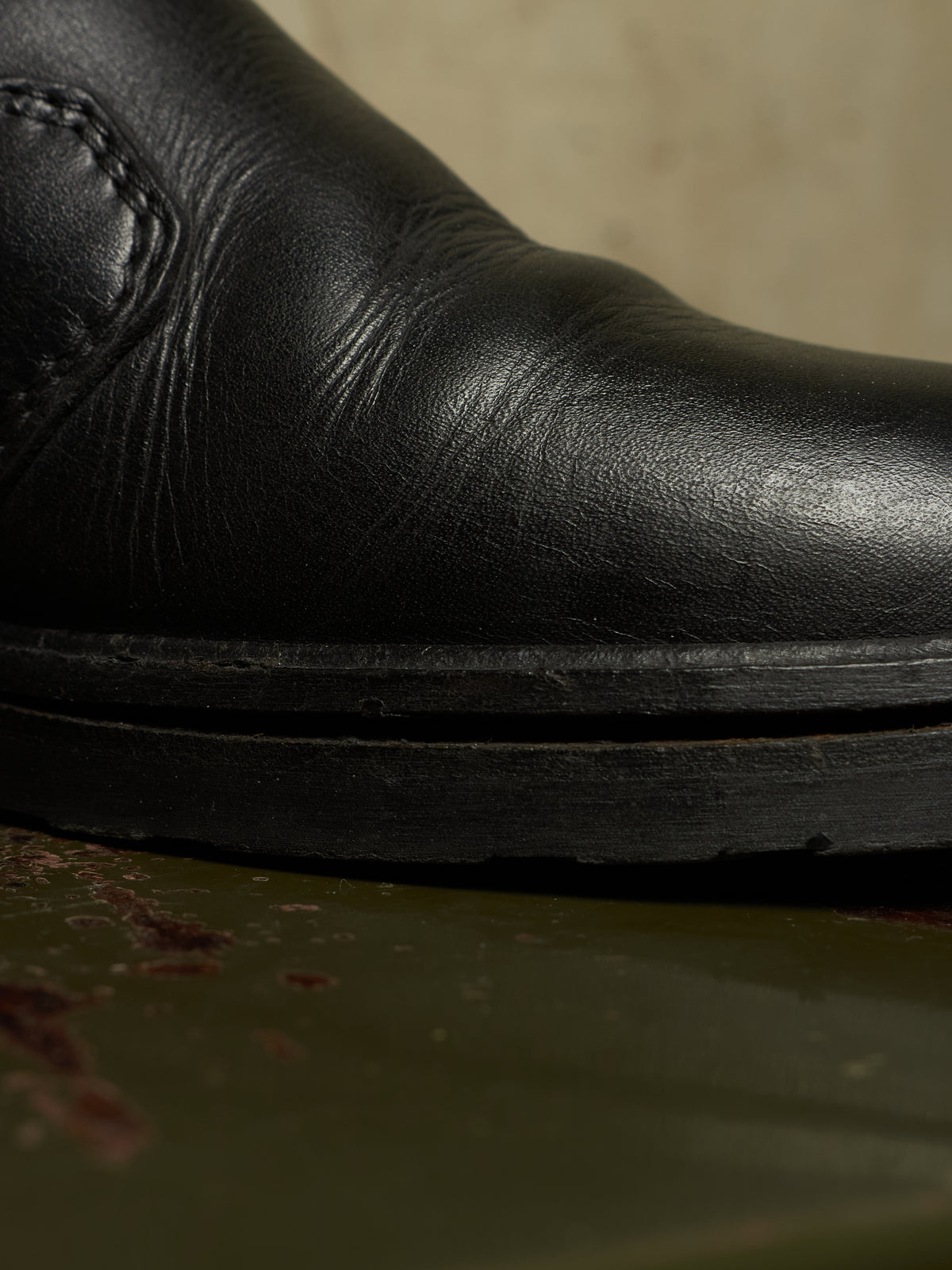 RAF SIMONS AW06-07 "Ashes & Heroes" Accordion Multi-Zip Leather Boots