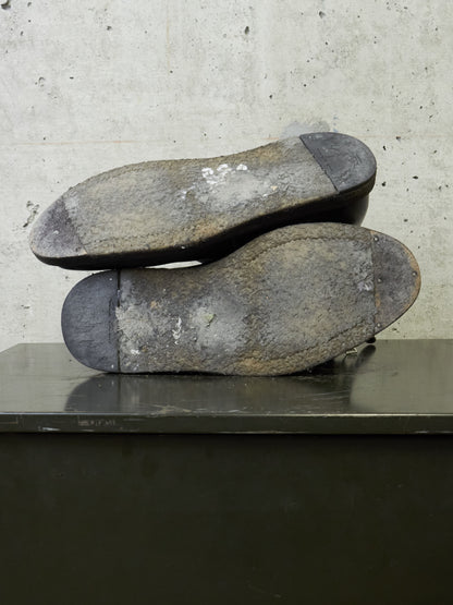 Rick Owens AW13 “PLINTH” Dual Zip Crepe Sole Calf Leather Boots