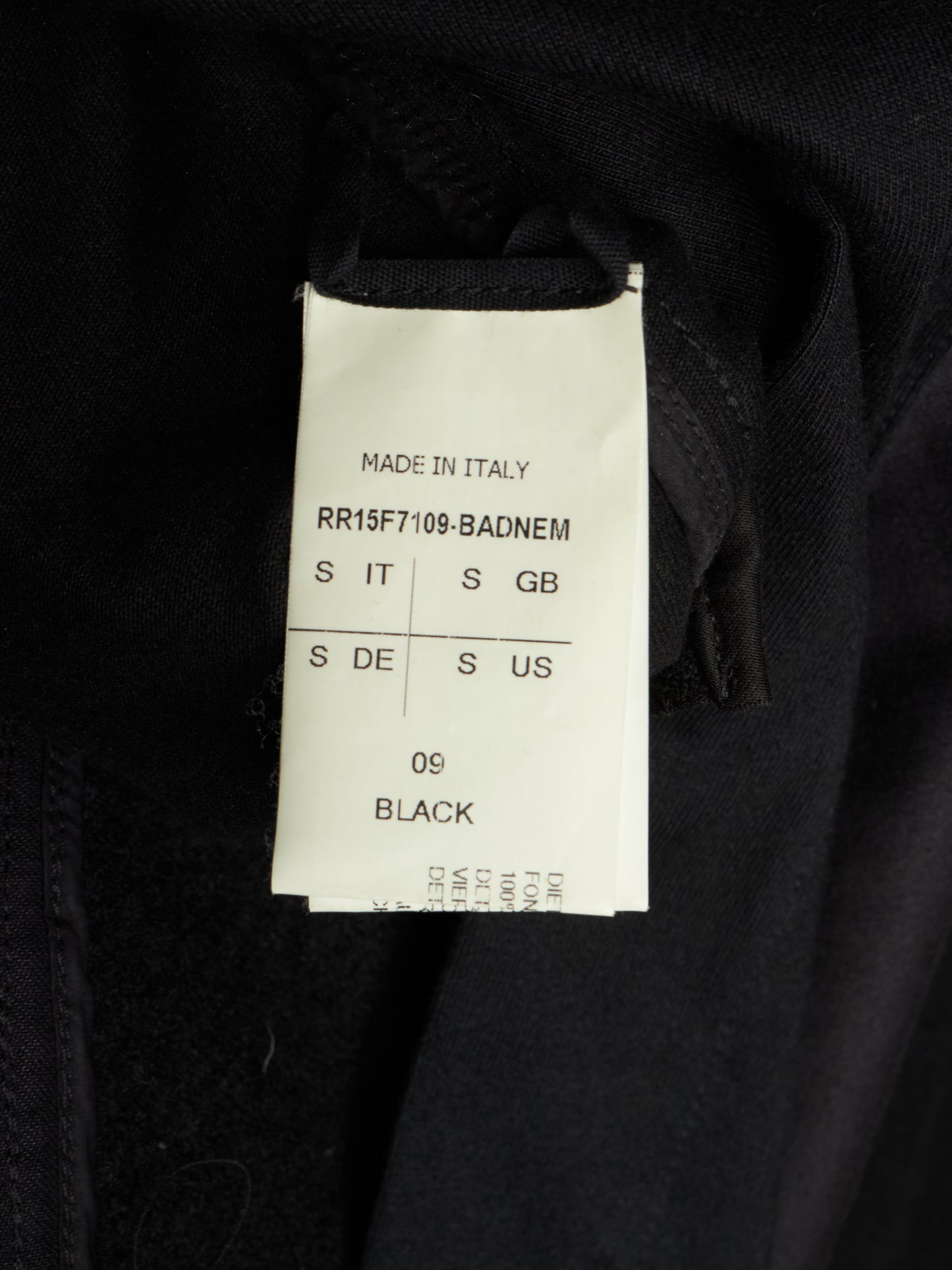 Rick Owens AW15 "SPHINX" Geopatch Mock Neck Tunic