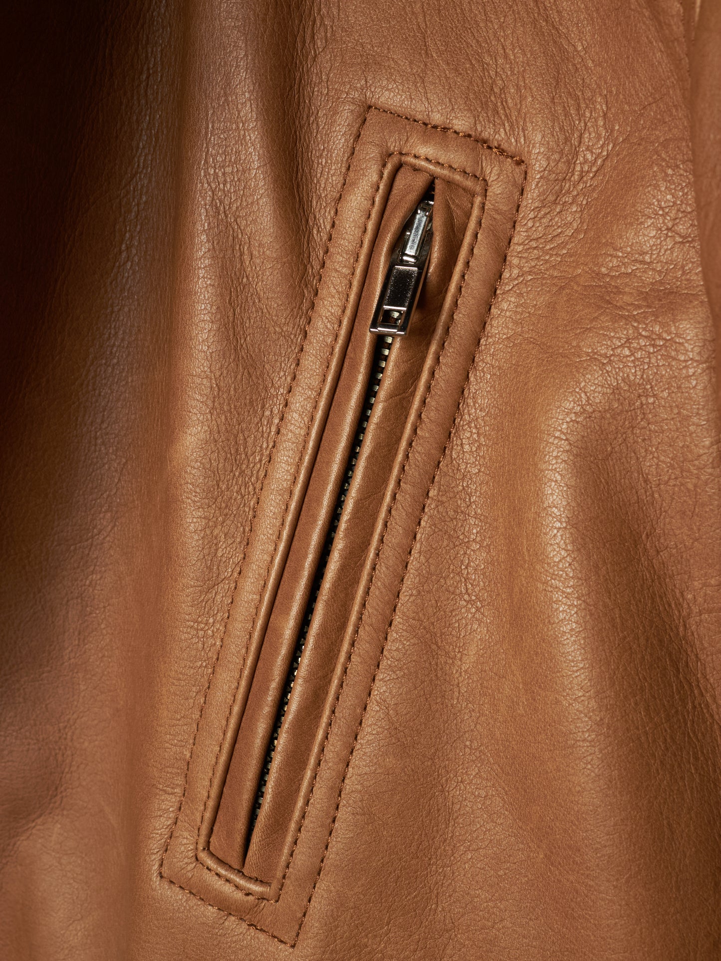 Rick Owens AW16 "MASTODON" CAMEL Heavy Calfskin Leather Stooges Jacket