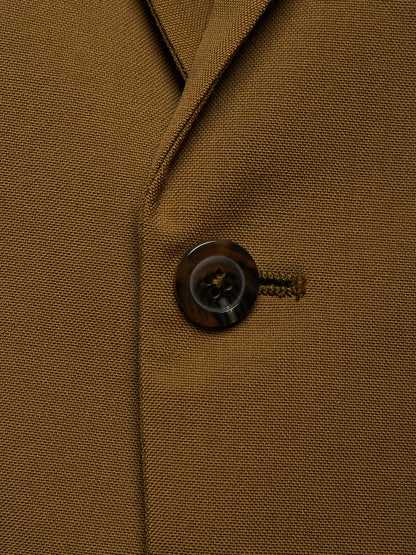 Rick Owens FW17 "GLITTER" BEAN Single Button Virgin Wool Blazer
