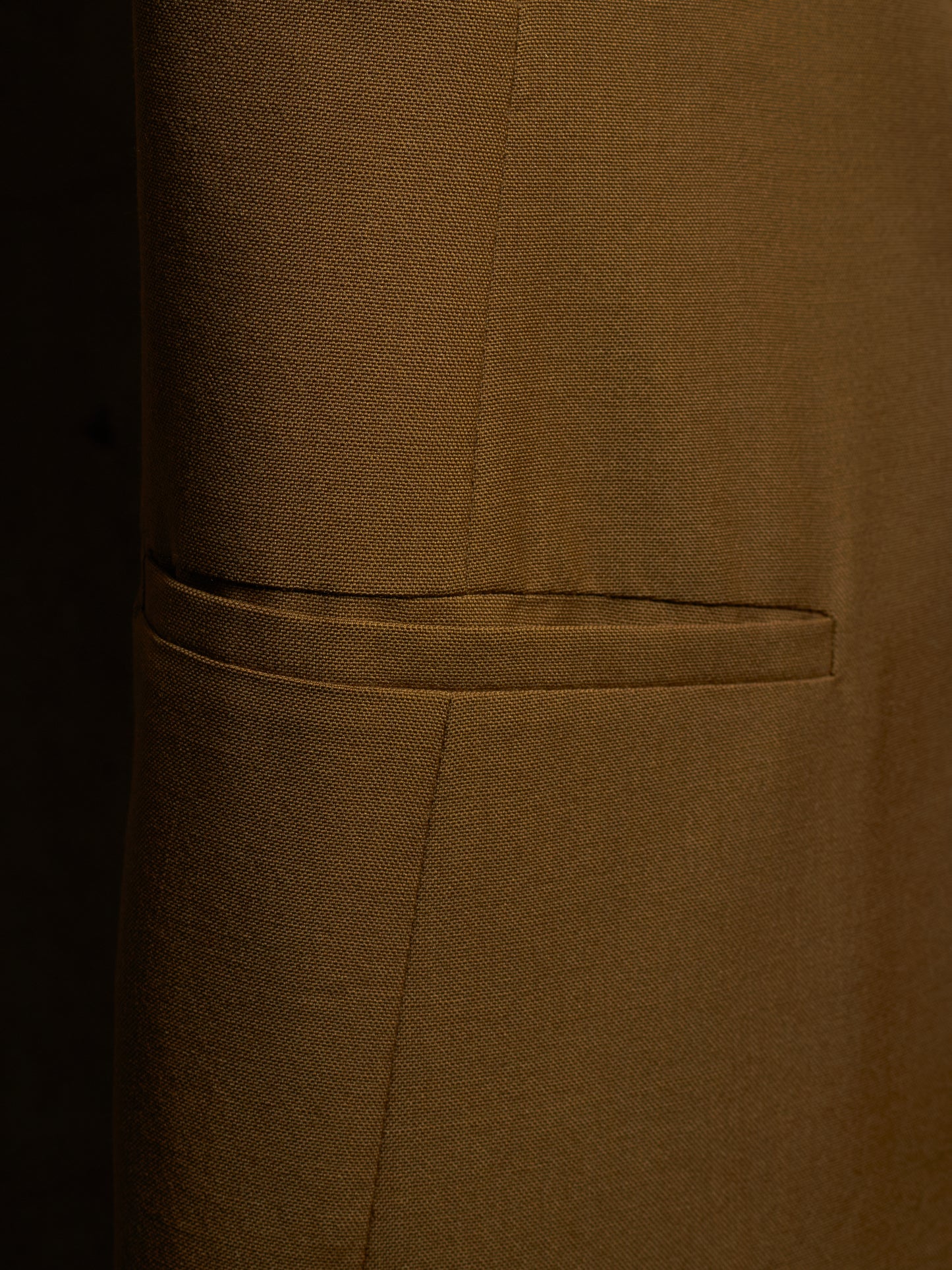 Rick Owens FW17 "GLITTER" BEAN Single Button Virgin Wool Blazer