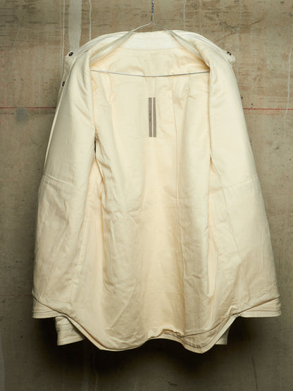 Rick Owens AW25 "CONCORDIANS" MILK Lamb Leather Outershirt