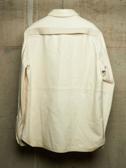 Rick Owens AW25 "CONCORDIANS" MILK Lamb Leather Outershirt