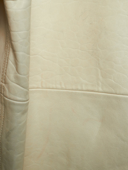 Rick Owens AW25 "CONCORDIANS" MILK Lamb Leather Outershirt