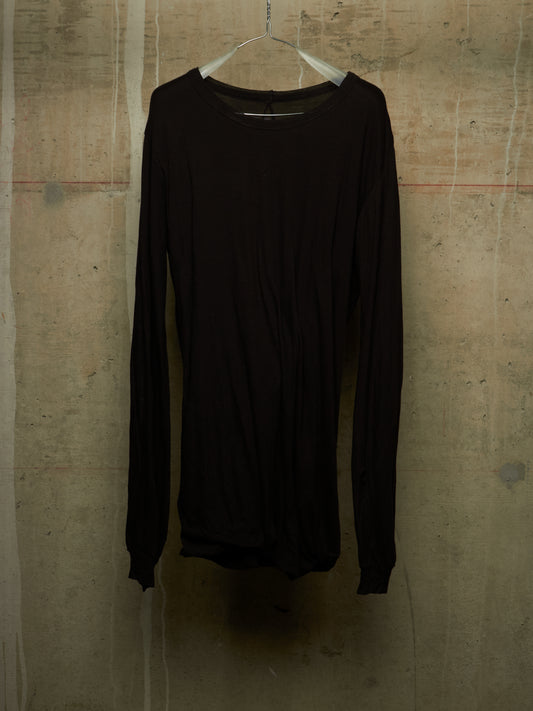 Rick Owens AW10 "GLEAM" BLACK Double Layered Twisted Long-sleeves