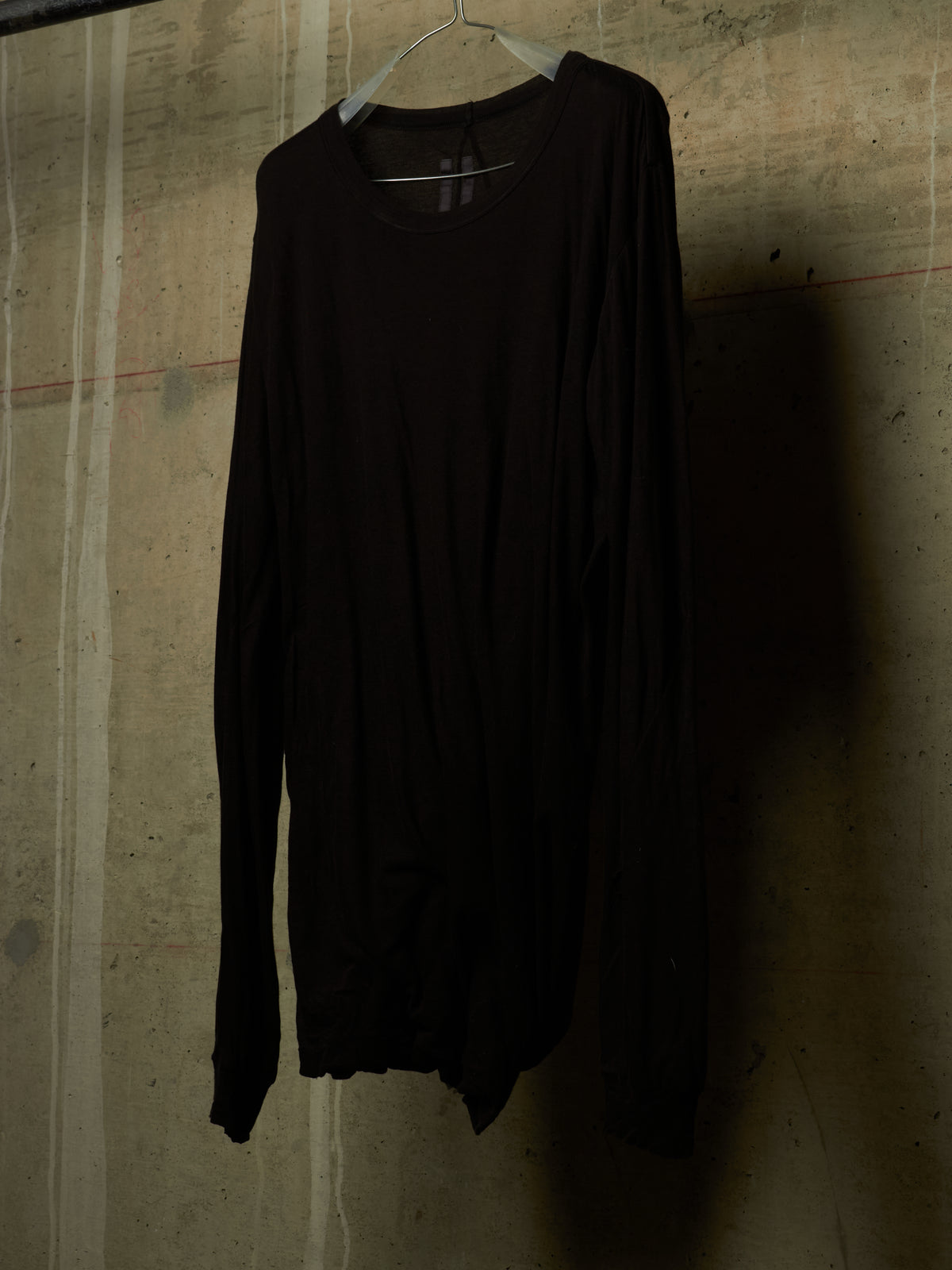 Rick Owens AW10 "GLEAM" BLACK Double Layered Twisted Long-sleeves