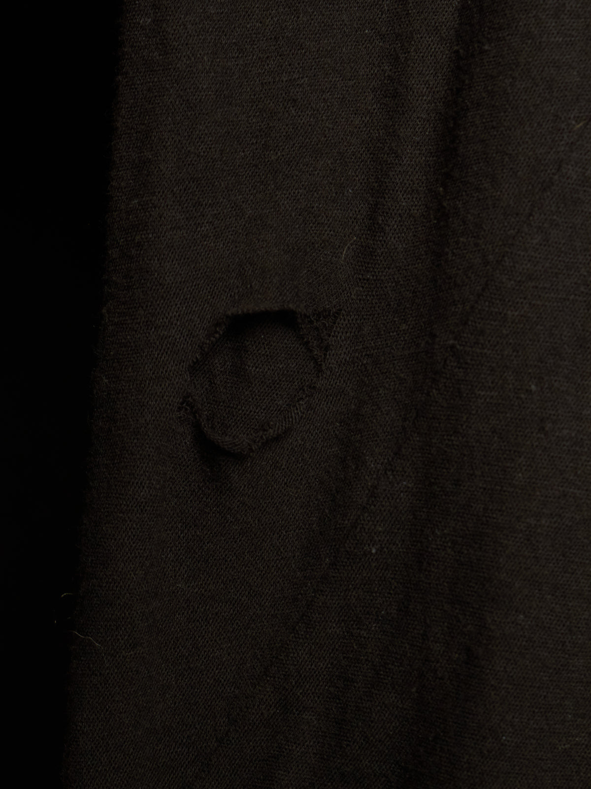 Rick Owens AW10 "GLEAM" BLACK Double Layered Twisted Long-sleeves