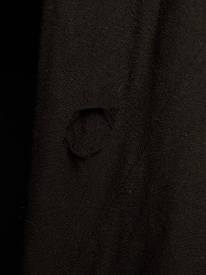 Rick Owens AW10 "GLEAM" BLACK Double Layered Twisted Long-sleeves