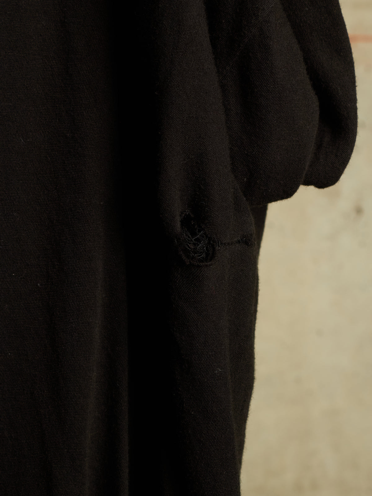 Rick Owens AW10 "GLEAM" BLACK Double Layered Twisted Long-sleeves