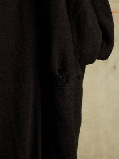 Rick Owens AW10 "GLEAM" BLACK Double Layered Twisted Long-sleeves