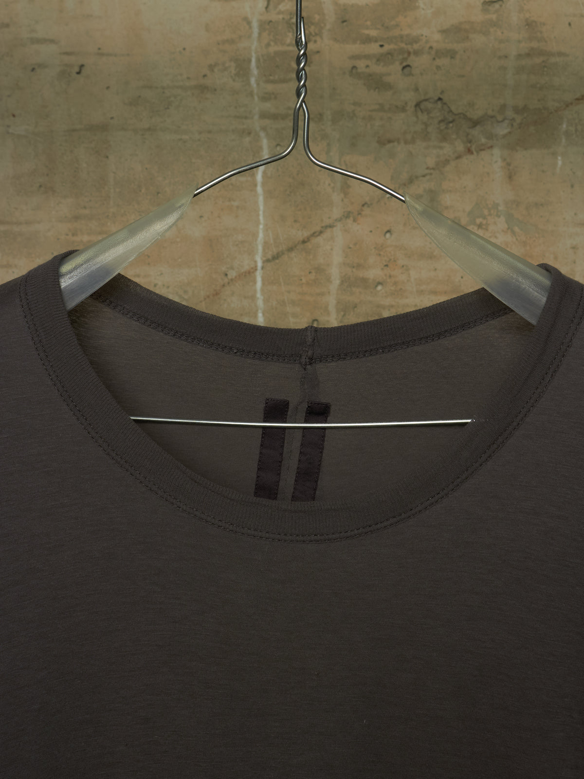 Rick Owens AW10 "GLEAM" DRK SHADOW Double Layered Twisted T-shirt