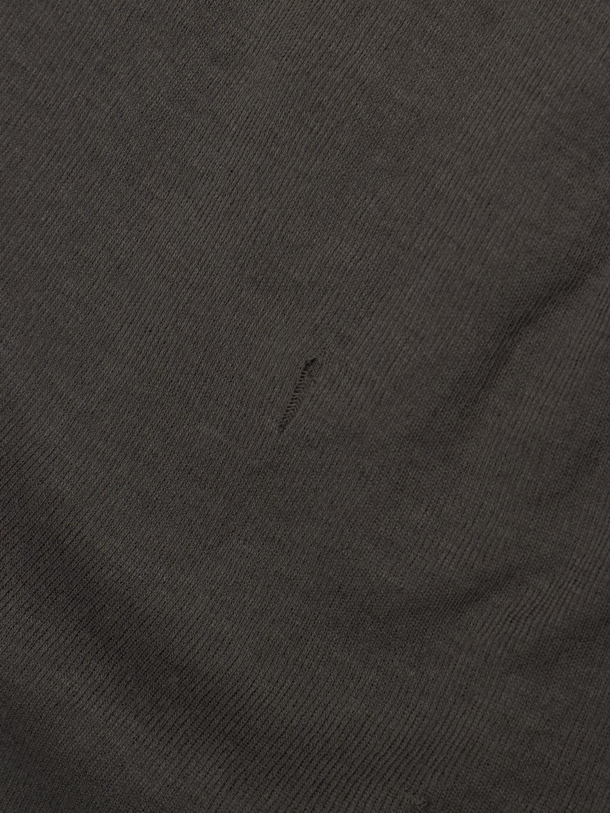 Rick Owens AW10 "GLEAM" DRK SHADOW Unfinished Hem Longline Rib Knit Tank Top