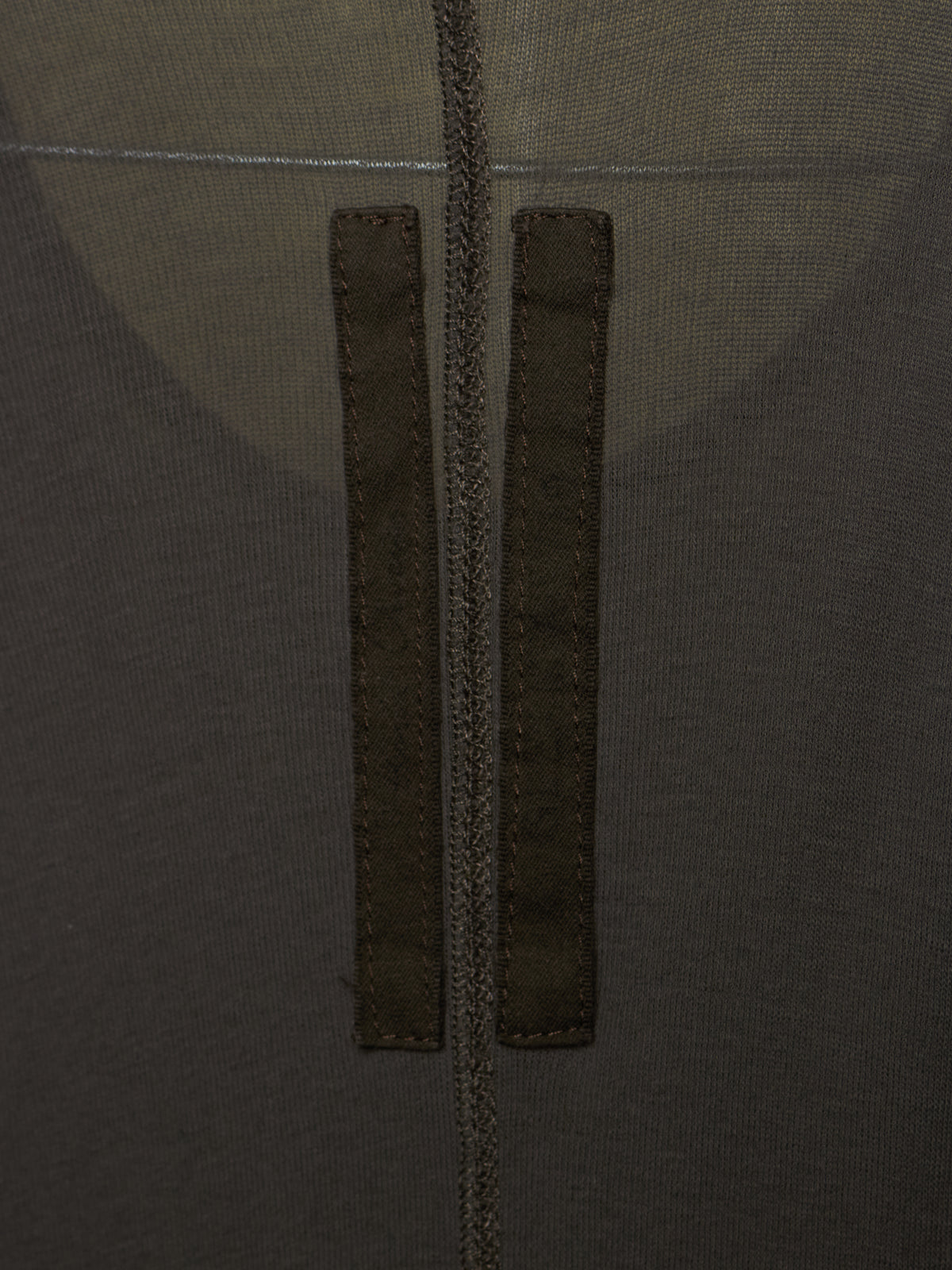 Rick Owens AW10 "GLEAM" DRK SHADOW Unfinished Hem Longline Rib Knit Tank Top