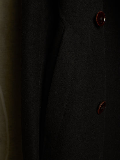Rick Owens AW11 "LIMO" BLACK Wizard Hooded Wool Melton Coat