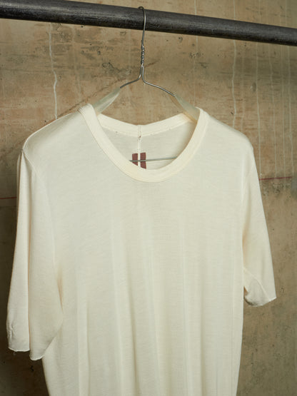 Rick Owens AW13 "PLINTH" MILK Longline Level T-shirt