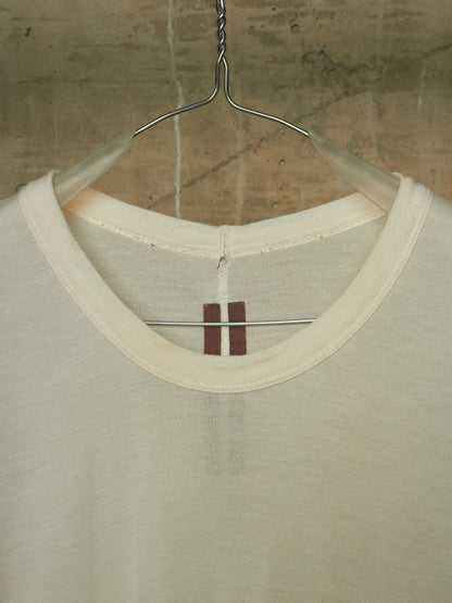 Rick Owens AW13 "PLINTH" MILK Longline Level T-shirt