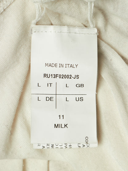 Rick Owens AW13 "PLINTH" MILK Longline Level T-shirt
