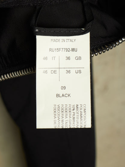 Rick Owens AW15 "SPHINX" BLACK Molino Down Puffer Jacket