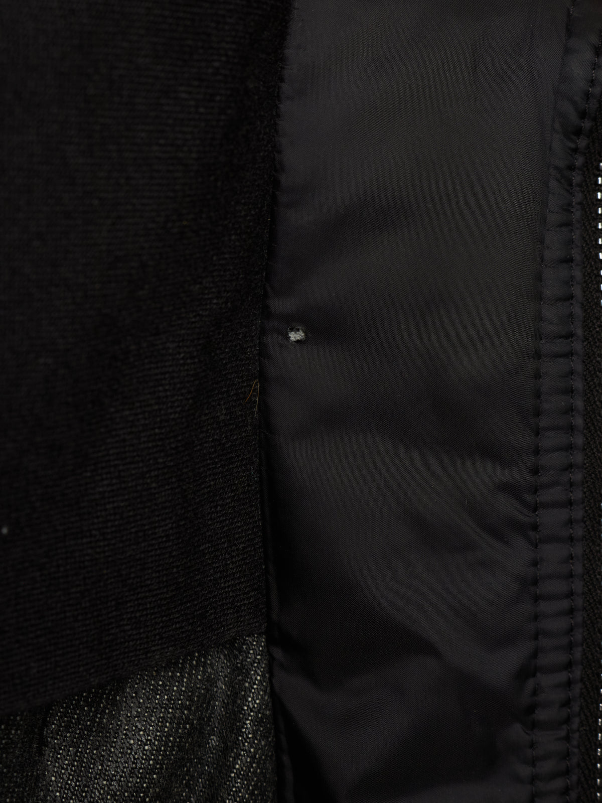 Rick Owens AW17 "GLITTER" Black Cropped Cargo Belt Coated Denim