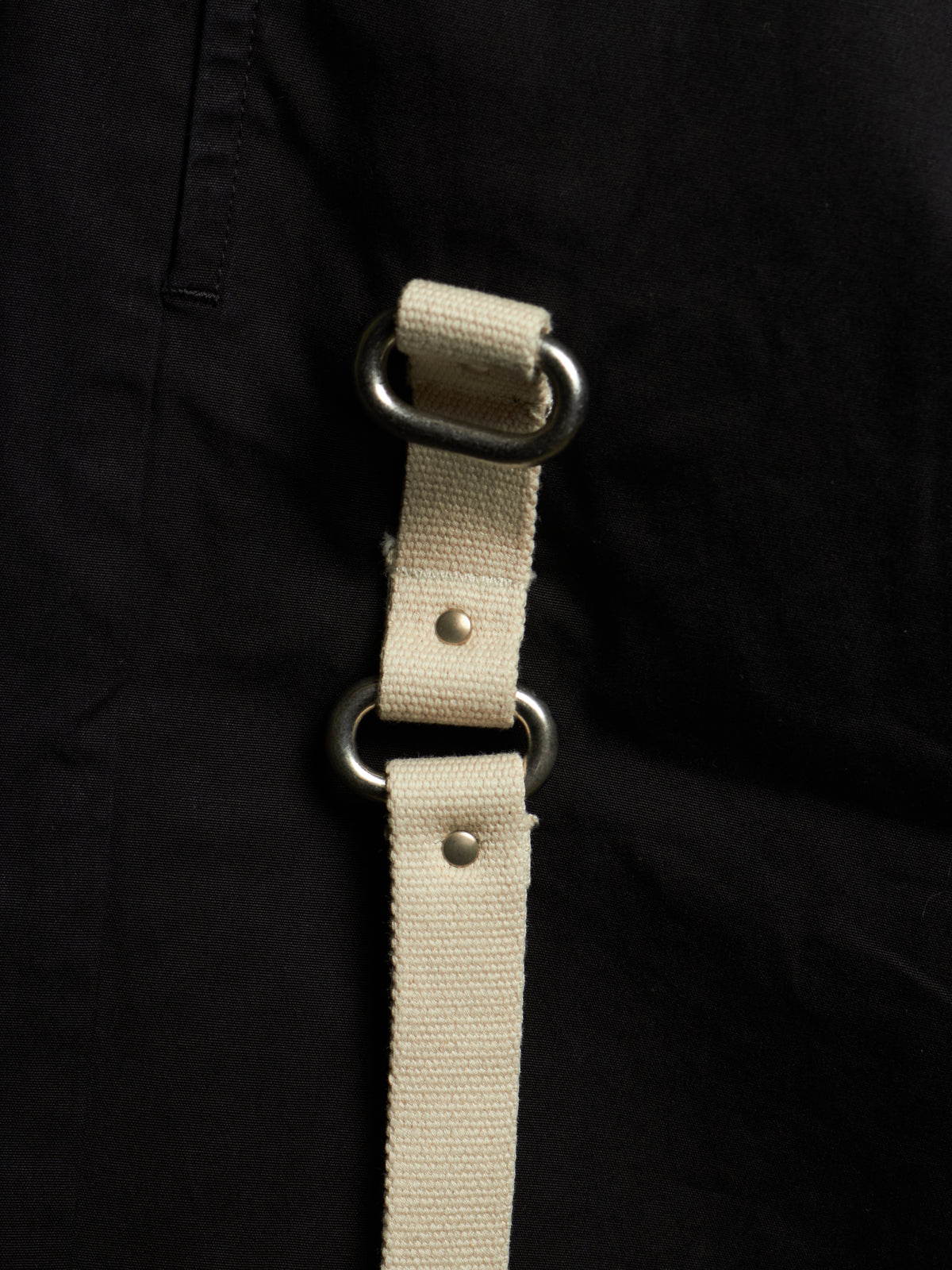 Rick Owens AW19 "LARRY" Black Utility Drop-crotch Pod Shorts