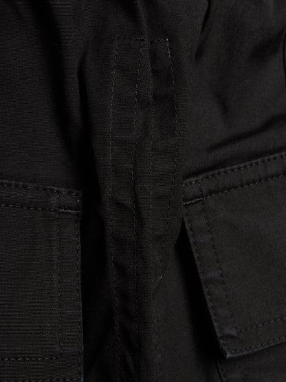 Rick Owens AW19 "LARRY" Black Utility Drop-crotch Pod Shorts