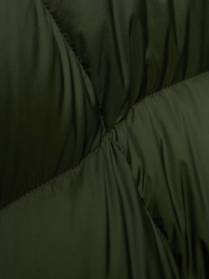 Rick Owens AW21 "GETHSEMANE" GREEN Duvet Jumbo Peter Hooded Puffer Down Jacket