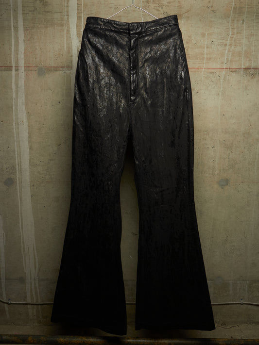 Rick Owens AW24 "PORTERVILLE" Black 13oz Megacrust Turbo Dirt Lido Denim