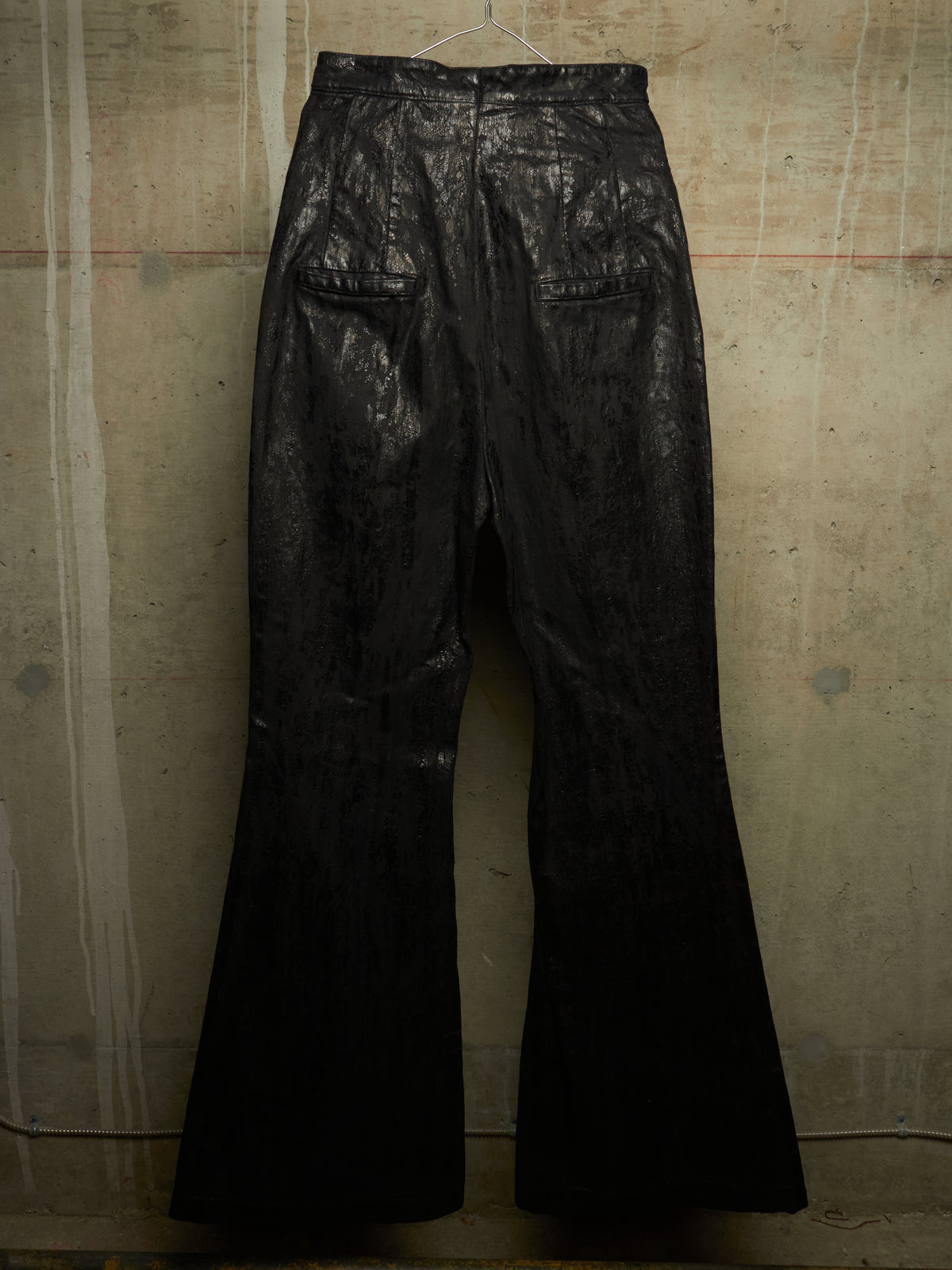 Rick Owens AW24 "PORTERVILLE" Black 13oz Megacrust Turbo Dirt Lido Denim