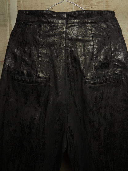 Rick Owens AW24 "PORTERVILLE" Black 13oz Megacrust Turbo Dirt Lido Denim