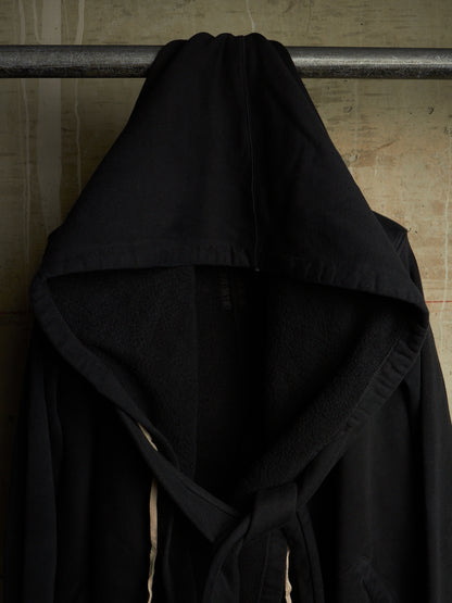 Rick Owens DRKSHDW AW11 "LIMO" Black Druid Cotton Fleece Oversized Hoodie