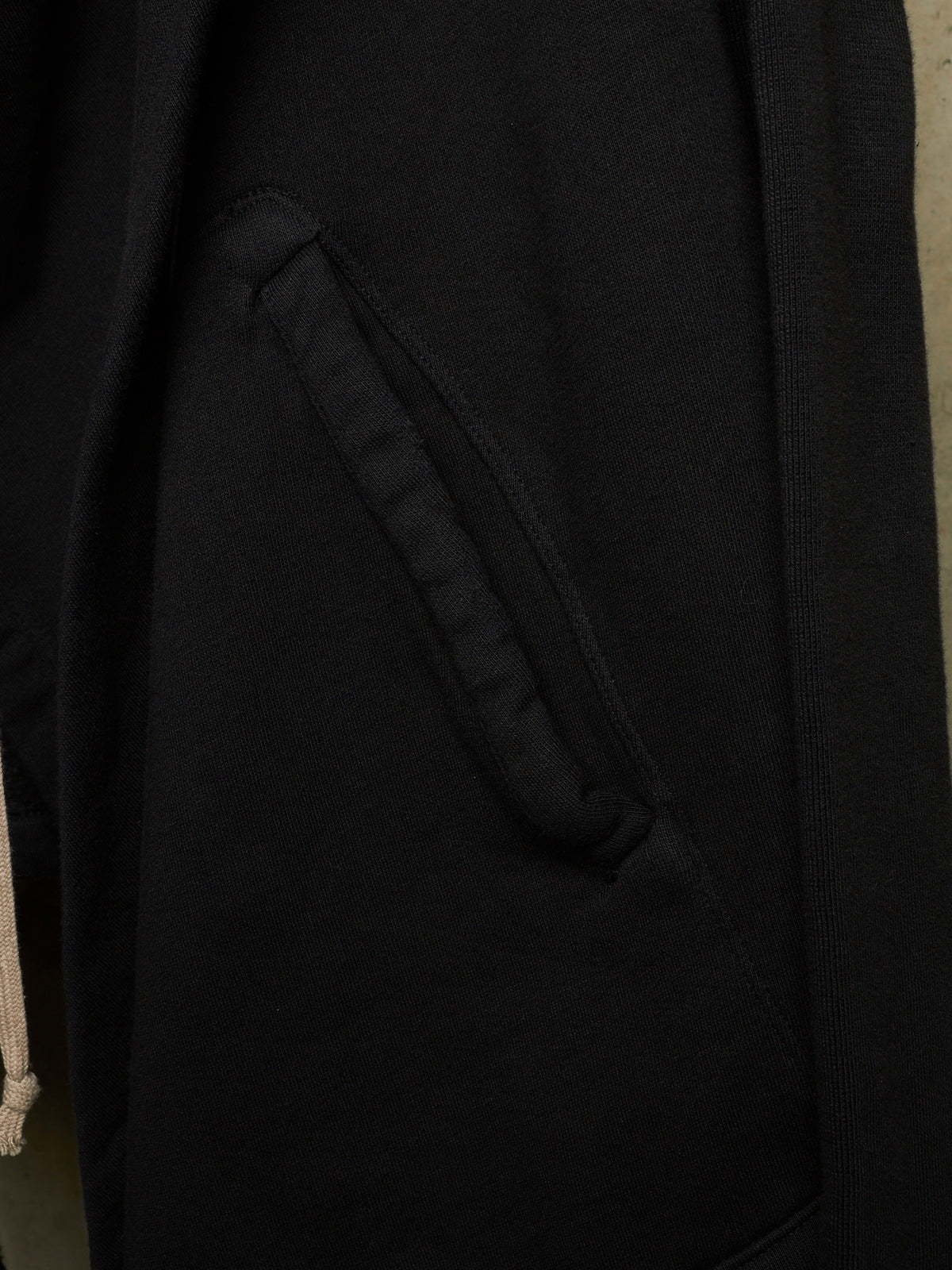 Rick Owens DRKSHDW AW11 "LIMO" Black Druid Cotton Fleece Oversized Hoodie