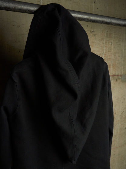 Rick Owens DRKSHDW AW11 "LIMO" Black Druid Cotton Fleece Oversized Hoodie